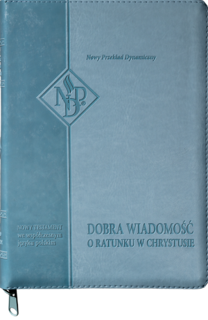 Nowy Testament (NPD), jasnoniebieska, suwak i paginatory